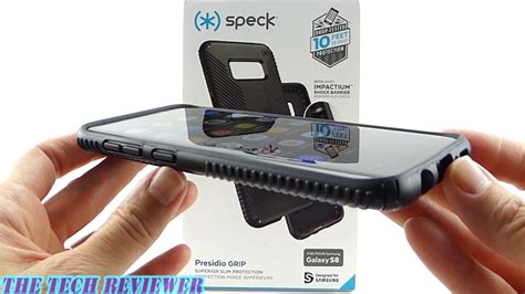 Speck Presidio Grip for Galaxy S8: Super Grippy, Slim 